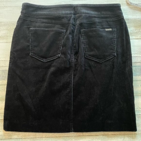 Black Corduroy Pencil Skirt with Pockets size 8 - Picture 8 of 10
